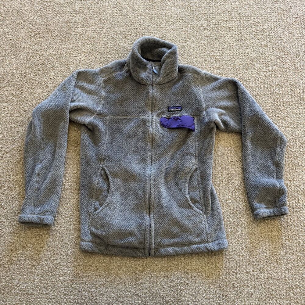 Patagonia Jacket Classic Retro-X Womens S Gray Full Zip Thermal